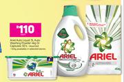 Ariel Auto Liquid 3L, Auto Washing Powder 4kg Or Capsules 30's Pack Assorted-Each