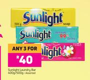 Sunlight Laundry Bar Assorted-For Any 3 x 400g/500g