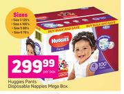 2Huggies Pants Disposable Nappies Mega Box-Per Box