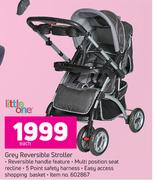 2Little One Grey Reversible Stroller-Each