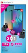 2 x Tecno Camon 12 4G-On uChoose Flexi 125 + On Promo 65