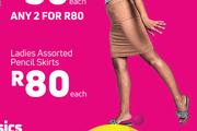 Ladies Assorted Pencil Skirts-Each