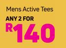 Mens Active Tees-For 2