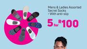 Mens & Ladies Assorted Secret Socks-For 5