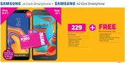 Samsung J4 Core Smartphone 4G + Samsung A2 Core Smartphone-On uChoose Flexi 125