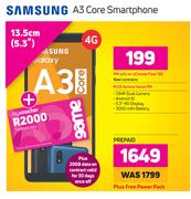 Samsung A3 Core Smartphone 4G-On uChoose Flexi 125