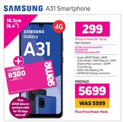 Samsung A31 Smartphone 4G-On Smart XS+ Top Up
