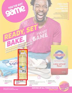 Game : Ready, Set, Bake (21 October - 3 November 2020), page 1