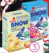 Selati Icing Snow 500g Or Castor Snow 500g-Each