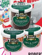 Trumps Rainbow Vermicelli 50g, Chocolate Vermicelli 75g Or 100's & 1000's 75g Assorted-Each