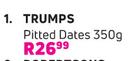 Trumps Pitted Dates-350g