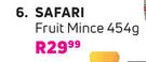 Safari Fruit Mince-454g