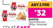 Bakers Tennis Biscuits Assorted-For Any 2 x 200g