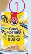 Bakers Good Morning Rusks Assorted-450g