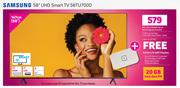 Samsung 58" UHD Smart TV 58TU7000-On My Gig 5 TopUp