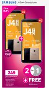 2 x Samsung J4 Core Smartphone-On uChoose Flexi 125 + On Promo 65