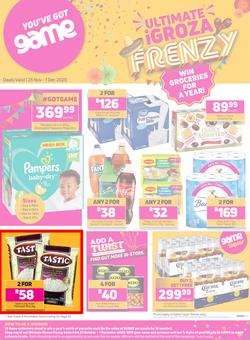 Game Western Cape Food : Ultimate iGroza Frenzy (25 November - 1 December 2020), page 1
