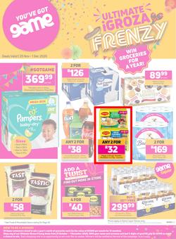 Game Western Cape Food : Ultimate iGroza Frenzy (25 November - 1 December 2020), page 1