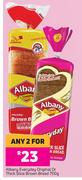 Albany Everyday Original Or Thick Slice Brown Bread-For Any 2 x 700g
