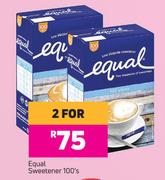2Equal Sweetener-For 2 x 100's
