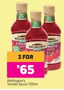 2Wellington's Tomato Sauce-For 3 x 700ml