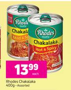 2Rhodes Chakalaka Assorted-400g Each