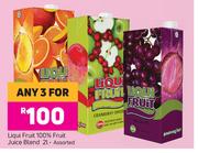 Liqui Fruit 100% Fruit Juice Blend Assorted-For Any 3 x 2L
