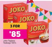 Joko Tagless Teabags-For 3 x 100's