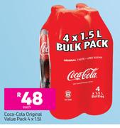 Coca Cola (Original) Value Pack-4 x 1.5L