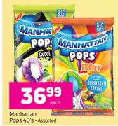 Manhattan Pops Assorted-40's Each