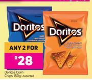 Doritos Corn Chips Assorted-For Any 2 x 150g