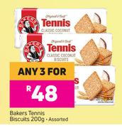 Bakers Tennis Biscuits Assorted-For Any 3 x 200g