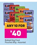 Bobtail Dog Food Pouches Assorted-For Any 10 x 85g