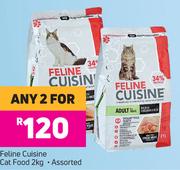Feline Cuisine Cat Food Assorted-For Any 2 x 2Kg