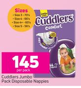 Cuddlers Jumbo Pack Disposable Nappies-Per Pack