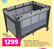 Little One Delux Baby Camp Cot-Each
