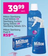Milton Sterilising Fluid-1L Each