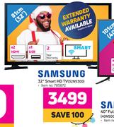 Samsung 32" (81cm) Smart HD TV 32N5300