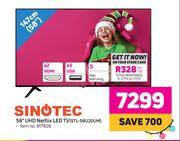 Sinotec 58" (147cm) UHD Netflix LED TV STL-58U20UM