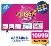 Samsung 58" (147cm) UHD Smart TV 58TU7000