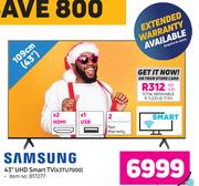 Samsung 43" (109cm) UHD Smart TV 43TU7000