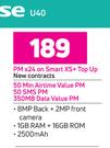 Hisense U40-On Smart XS+ Top Up