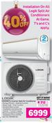 Logik 12000BTU Inverter Split Air Conditioner