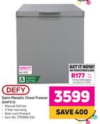Defy Satin Metallic Chest Freezer DMF513