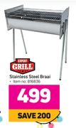 Expert Grill Stainless Steel Braai