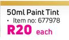 Powafix 50ml Paint Tint-Each