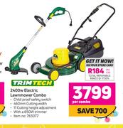 Trim Tech 2400w Electric Lawnmower Combo-Per Combo