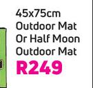 Dirt Trapper Outdoor Mat Or Half Moon 45 x 75cm
