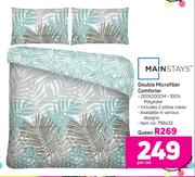 Mainstays Double Microfiber Comforter 200 x 200cm-Per Set
