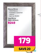 Mocca Mirror 500 x 700mm
